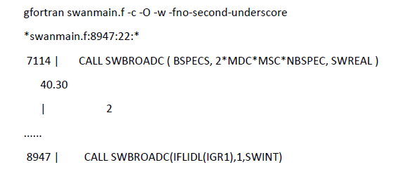 Error Compilation
